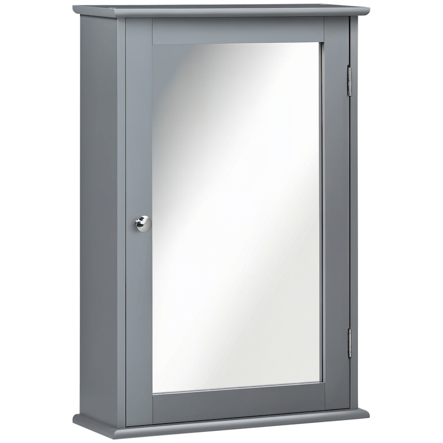 Image 934539_ST04.jpg, Product 934-539 / Price $64.99 - $72.99, Wall Mounted Bathroom Mirror Cabinet with Door and Shelves from Kleankin on TSC.ca's Home & Garden department