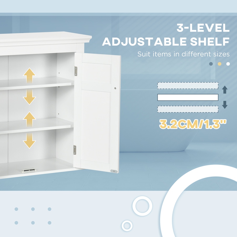 Image 934543_ALTMORE12.jpg, Product 934-543 / Price $94.99, kleankin Bathroom Wall Cabinet Medicine Cabinet with Shelves from Kleankin on TSC.ca's Home & Garden department