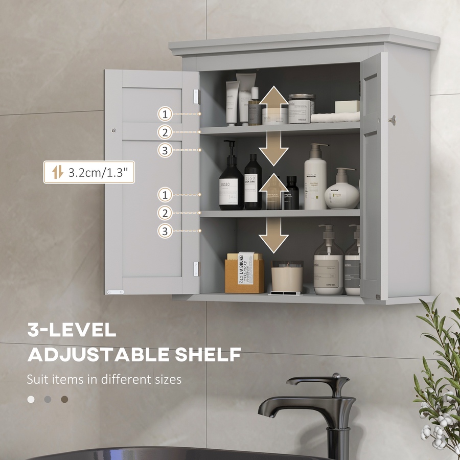 Image 934543_ALTMORE20.jpg, Product 934-543 / Price $94.99, kleankin Bathroom Wall Cabinet Medicine Cabinet with Shelves from Kleankin on TSC.ca's Home & Garden department