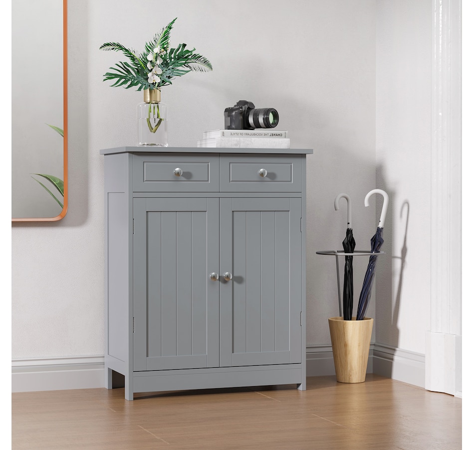 Image 934567_ALTMORE30.jpg, Product 934-567 / Price $119.99, kleankin Bathroom Storage Cabinet with 2 Doors, 2 Drawers, Adjustable Shelf from Kleankin on TSC.ca's Home & Garden department