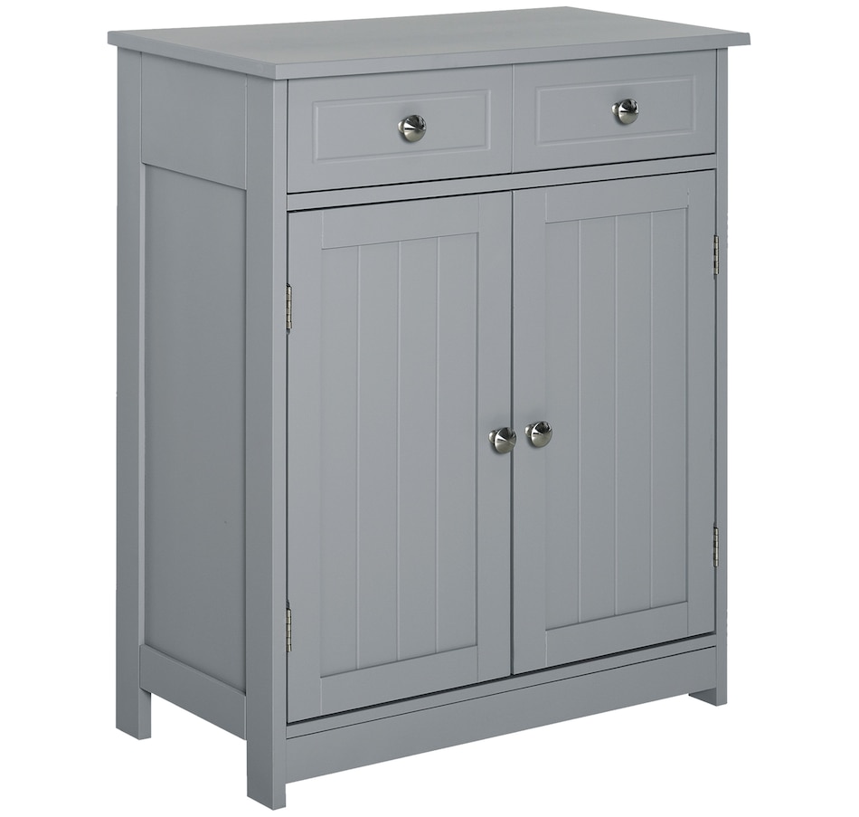Image 934567_ST02.jpg, Product 934-567 / Price $119.99, kleankin Bathroom Storage Cabinet with 2 Doors, 2 Drawers, Adjustable Shelf from Kleankin on TSC.ca's Home & Garden department