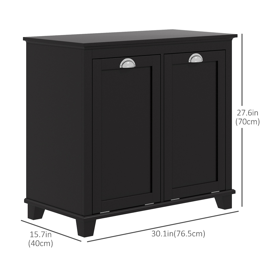 Image 934575_ALTMORE10.jpg, Product 934-575 / Price $149.99, HOMCOM Laundry 2-Section Baskets Combined with Ample Counter Storage Space from HOMCOM on TSC.ca's Home & Garden department