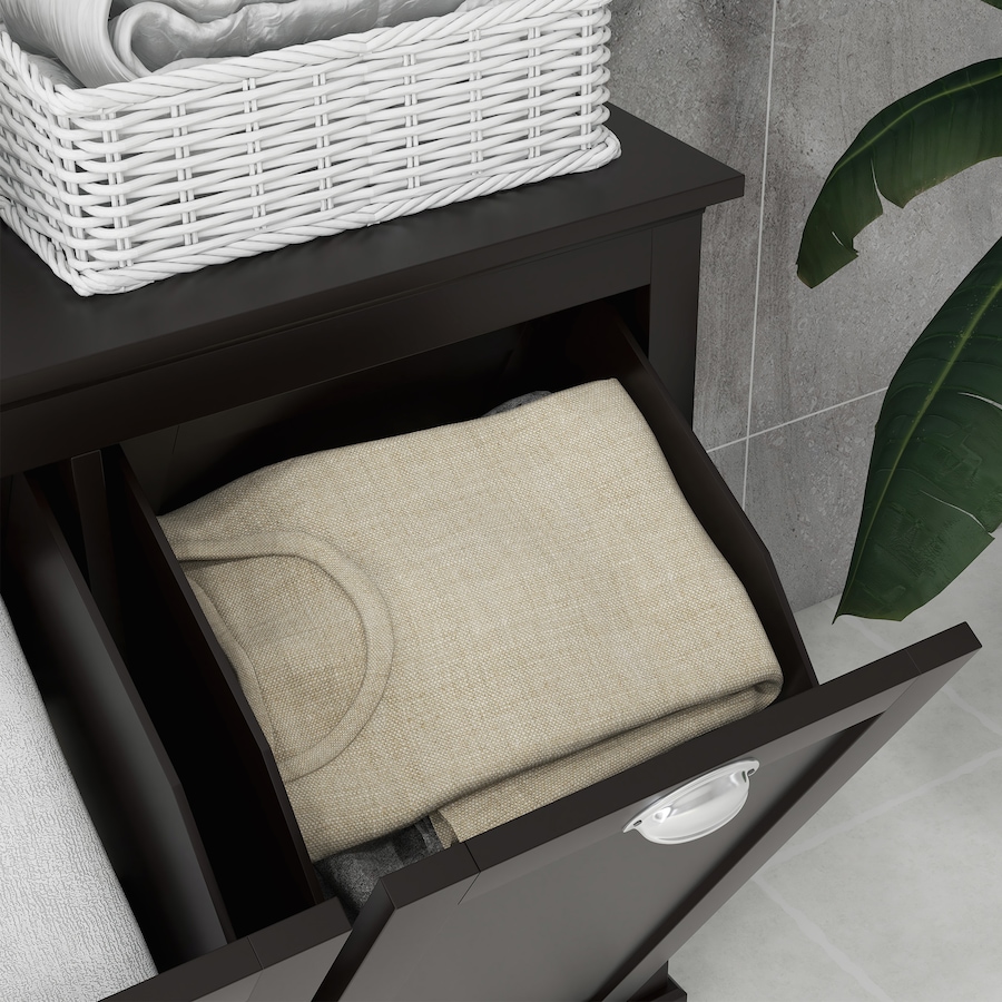 Image 934575_ALTMORE15.jpg, Product 934-575 / Price $149.99, HOMCOM Laundry 2-Section Baskets Combined with Ample Counter Storage Space from HOMCOM on TSC.ca's Home & Garden department