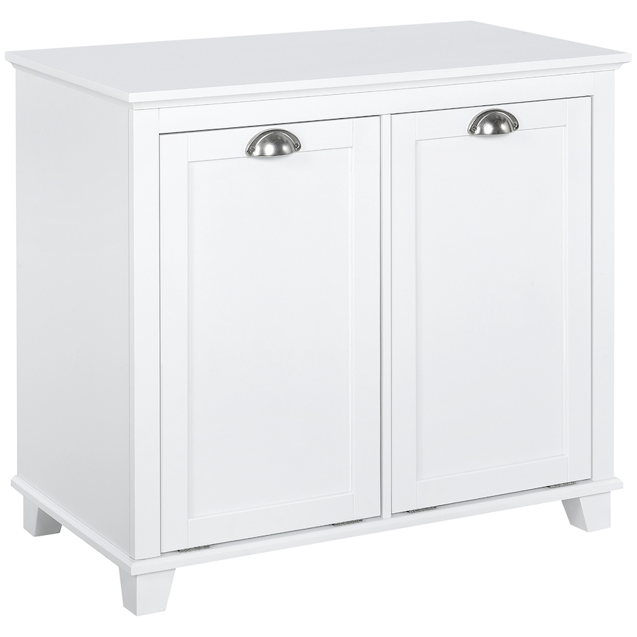 Image 934575_ST03.jpg, Product 934-575 / Price $149.99, HOMCOM Laundry 2-Section Baskets Combined with Ample Counter Storage Space from HOMCOM on TSC.ca's Home & Garden department