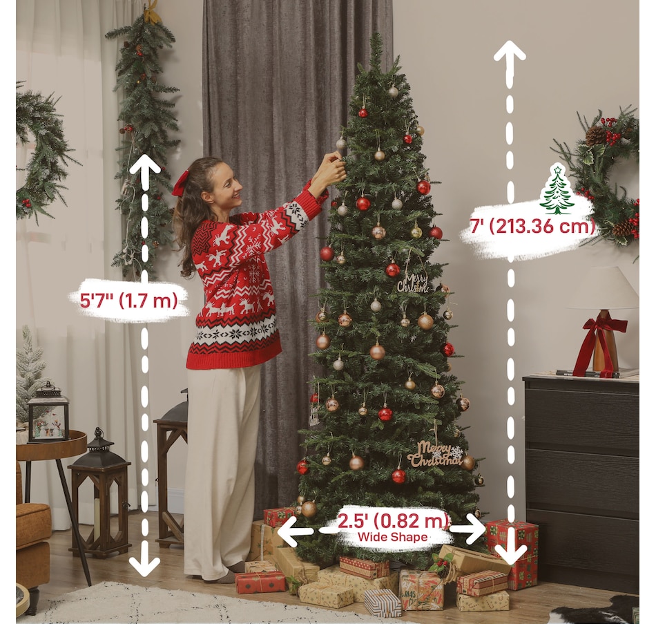 Image 934600_ALTMORE10.jpg, Product 934-600 / Price $47.99, HOMCOM Prelit Pop Up Christmas Tree, Collapsible Xmas Tree, Green from HOMCOM on TSC.ca's Home & Garden department