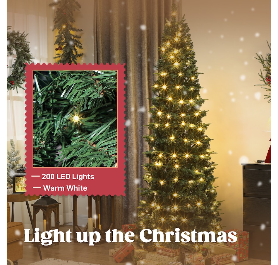 Image 934600_ALTMORE12.jpg, Product 934-600 / Price $47.99, HOMCOM Prelit Pop Up Christmas Tree, Collapsible Xmas Tree, Green from HOMCOM on TSC.ca's Home & Garden department