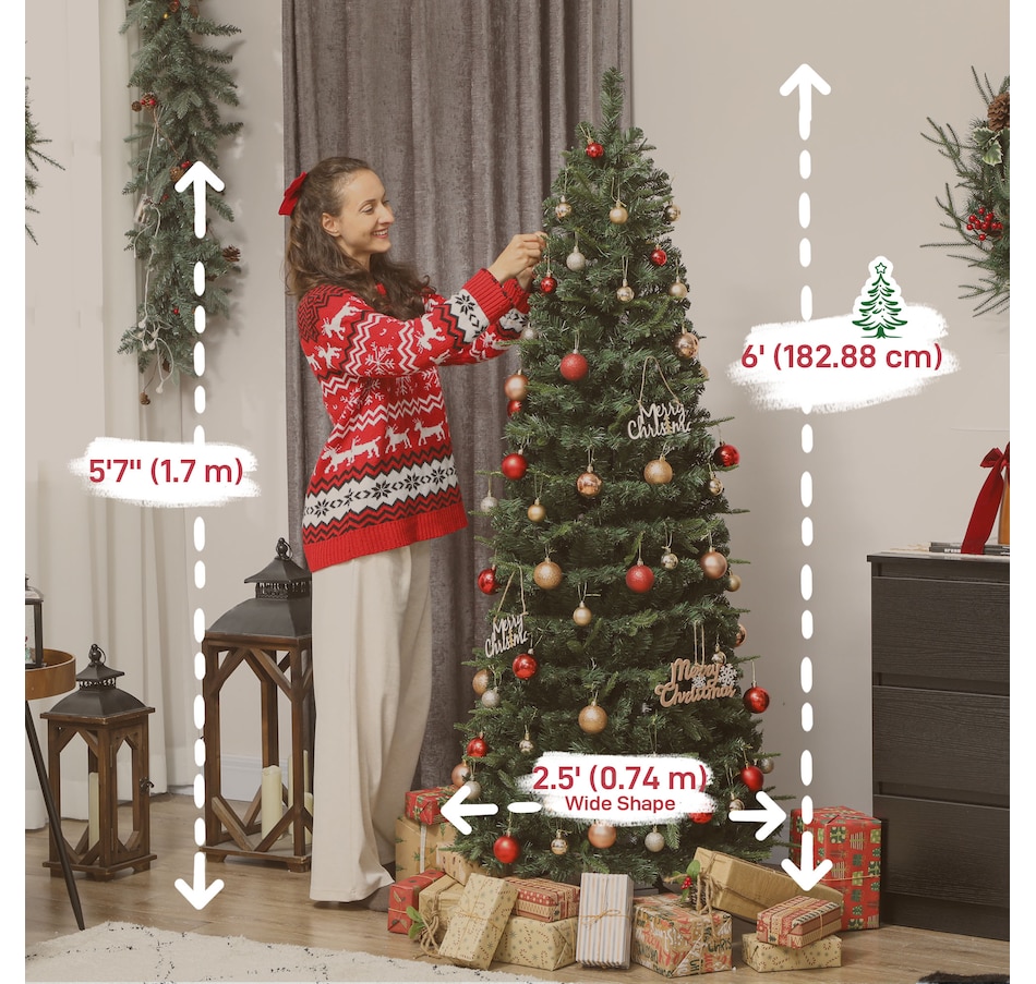 Image 934600_ALTMORE16.jpg, Product 934-600 / Price $47.99, HOMCOM Prelit Pop Up Christmas Tree, Collapsible Xmas Tree, Green from HOMCOM on TSC.ca's Home & Garden department