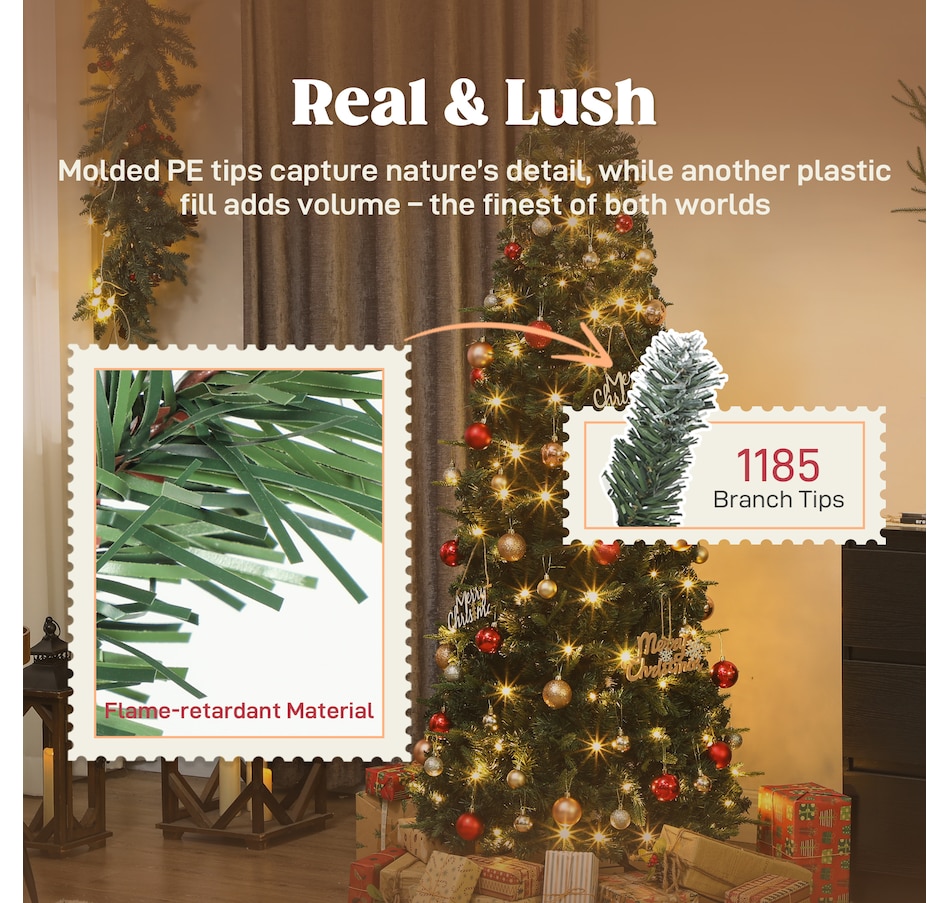 Image 934600_ALTMORE17.jpg, Product 934-600 / Price $47.99, HOMCOM Prelit Pop Up Christmas Tree, Collapsible Xmas Tree, Green from HOMCOM on TSC.ca's Home & Garden department