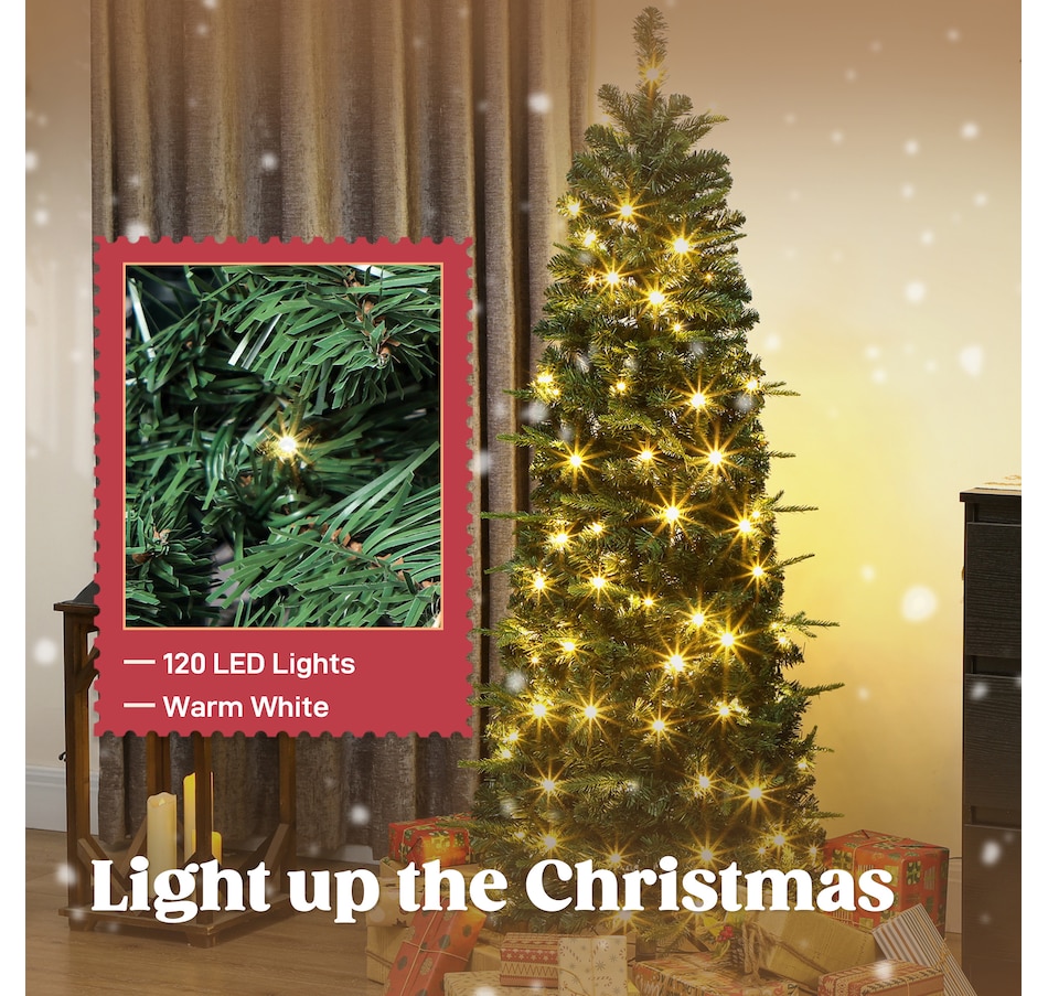 Image 934600_ALTMORE4.jpg, Product 934-600 / Price $47.99, HOMCOM Prelit Pop Up Christmas Tree, Collapsible Xmas Tree, Green from HOMCOM on TSC.ca's Home & Garden department