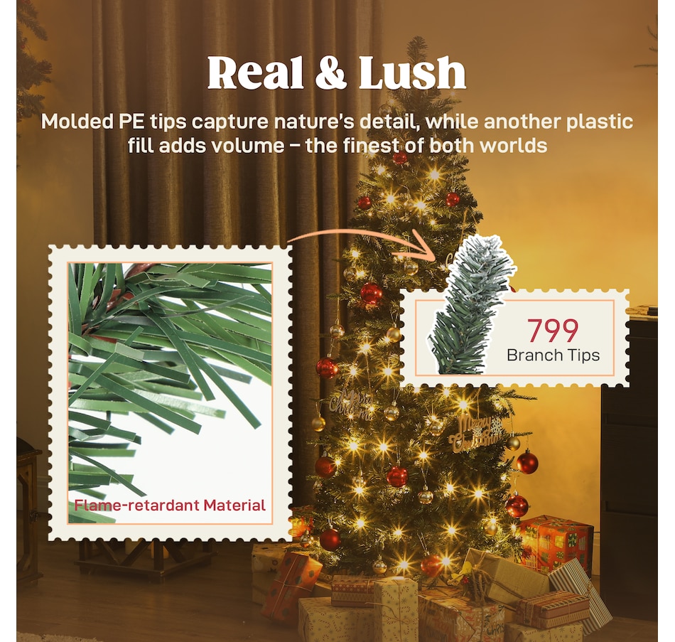 Image 934600_ALTMORE5.jpg, Product 934-600 / Price $47.99, HOMCOM Prelit Pop Up Christmas Tree, Collapsible Xmas Tree, Green from HOMCOM on TSC.ca's Home & Garden department