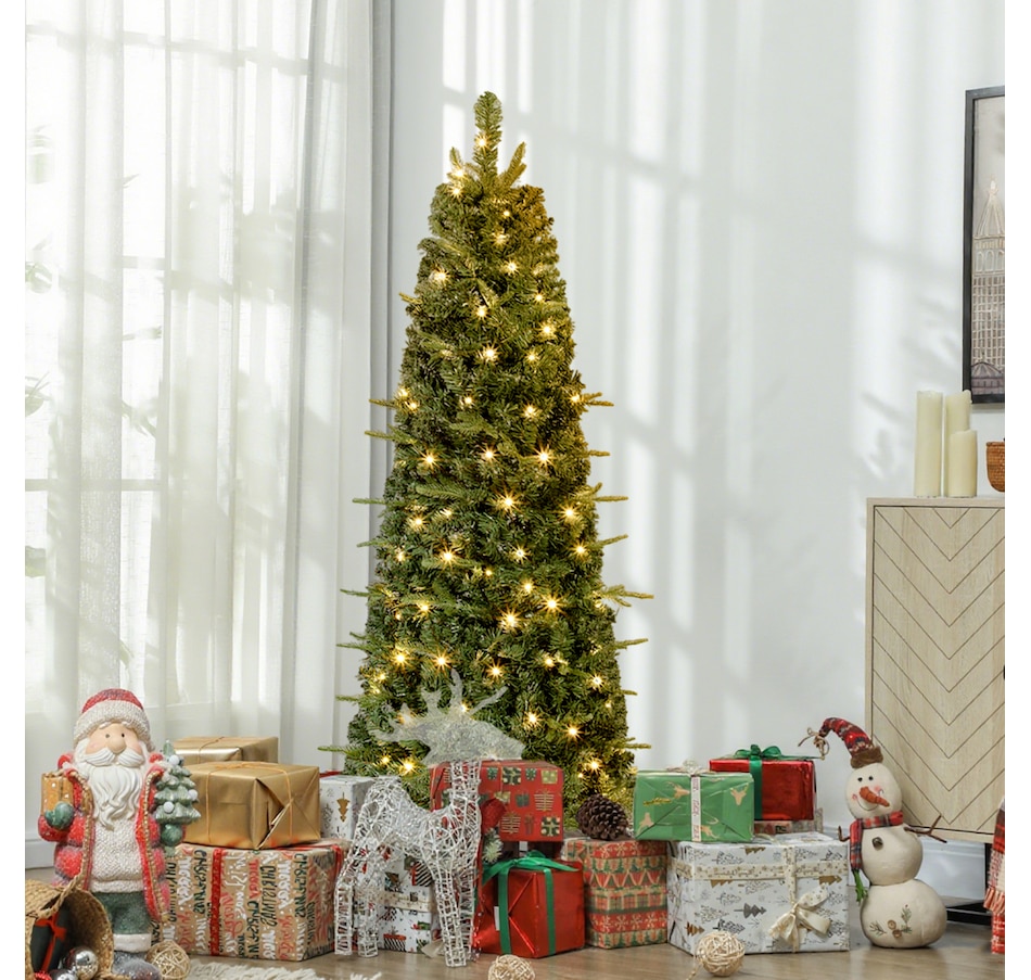 Image 934600_ALTMORE8.jpg, Product 934-600 / Price $47.99, HOMCOM Prelit Pop Up Christmas Tree, Collapsible Xmas Tree, Green from HOMCOM on TSC.ca's Home & Garden department