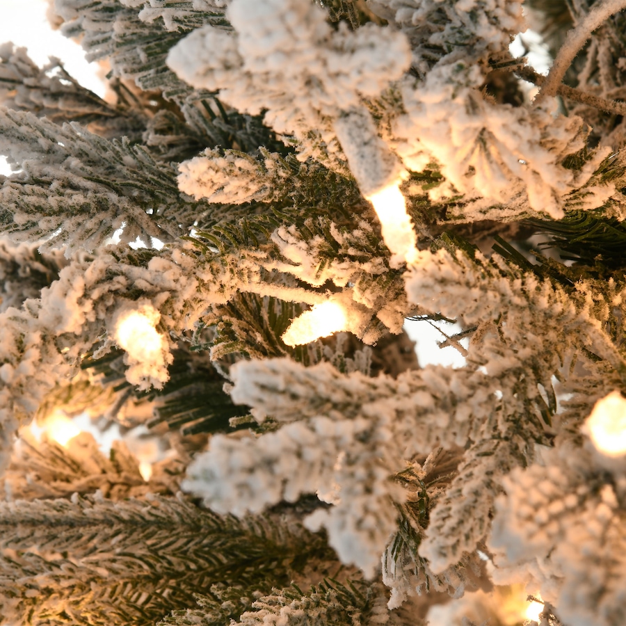 Image 934601_ALTMORE8.jpg, Product 934-601 / Price $169.99 - $189.99, HOMCOM Flocked Artificial Christmas Tree with Warm Yellow Clear Lights from HOMCOM on TSC.ca's Home & Garden department