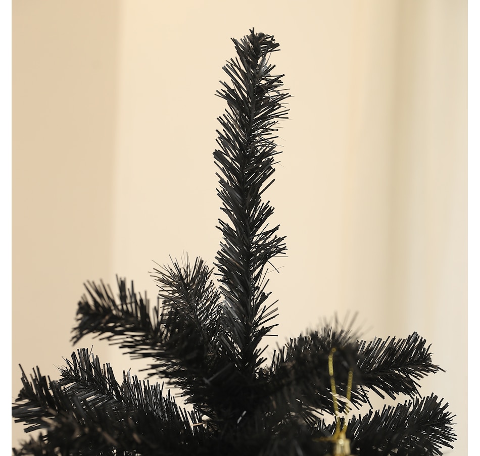 Image 934613_ALTMORE7.jpg, Product 934-613 / Price $109.99, HOMCOM Artificial Christmas Tree with Auto Open, Steel Base, Black from HOMCOM on TSC.ca's Home & Garden department