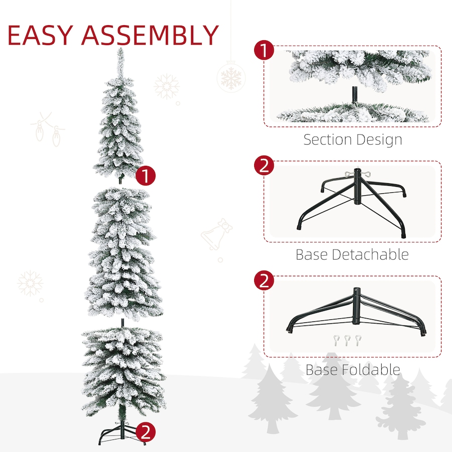Image 934622_ALTMORE13.jpg, Product 934-622 / Price $58.99 - $89.99, HOMCOM Artificial Christmas Tree with Realistic Branches from HOMCOM on TSC.ca's Home & Garden department