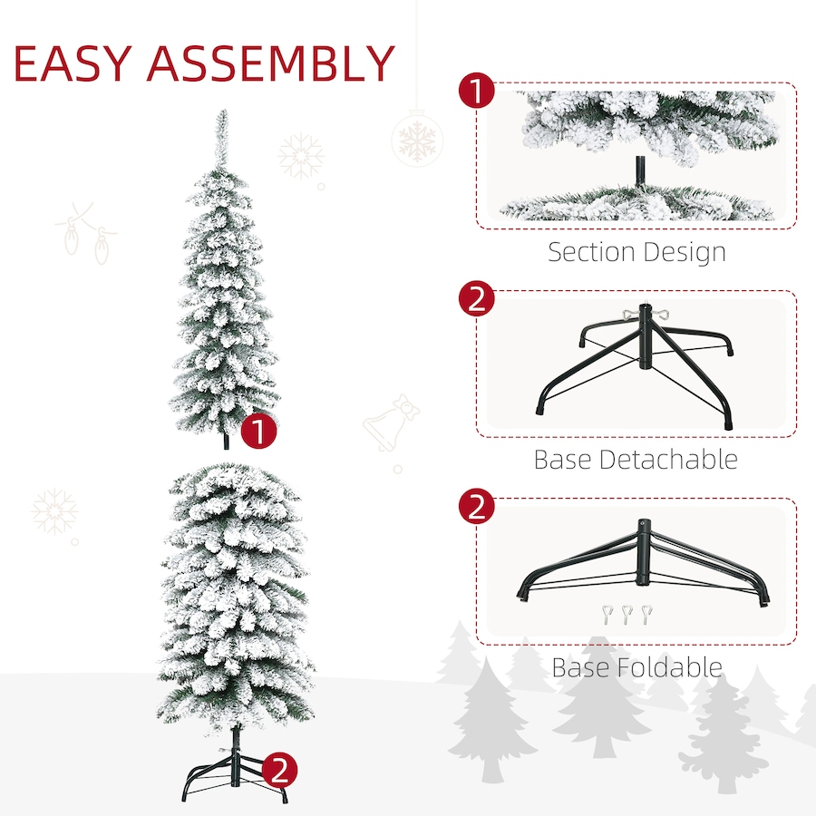Image 934622_ALTMORE29.jpg, Product 934-622 / Price $58.99 - $89.99, HOMCOM Artificial Christmas Tree with Realistic Branches from HOMCOM on TSC.ca's Home & Garden department