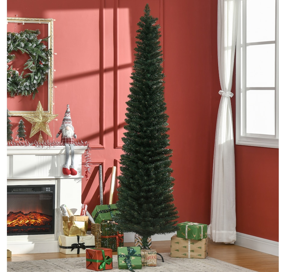 Image 934636_ALTMORE15.jpg, Product 934-636 / Price $53.99, HOMCOM Artificial Christmas Tree Pencil Xmas Tree for Home Indoor Green from HOMCOM on TSC.ca's Home & Garden department