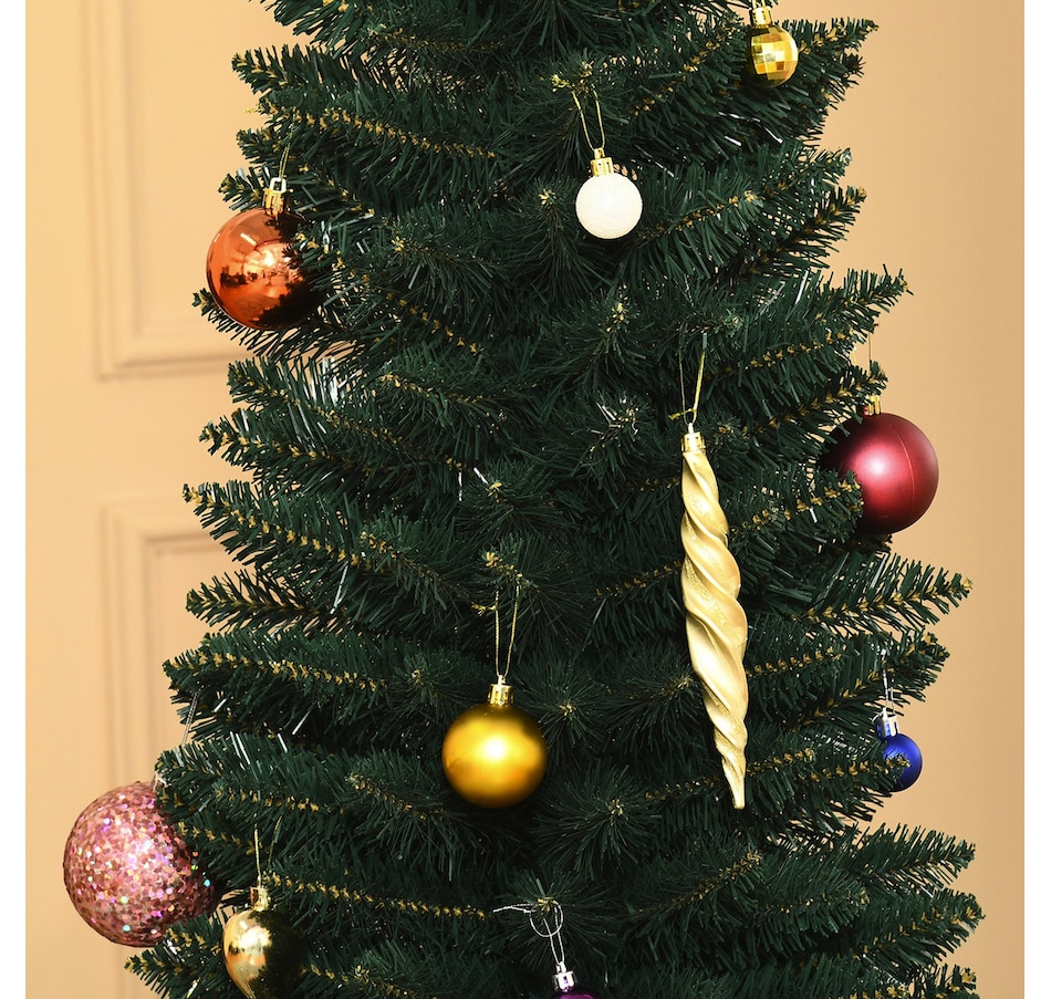 Image 934636_ALTMORE7.jpg, Product 934-636 / Price $53.99, HOMCOM Artificial Christmas Tree Pencil Xmas Tree for Home Indoor Green from HOMCOM on TSC.ca's Home & Garden department