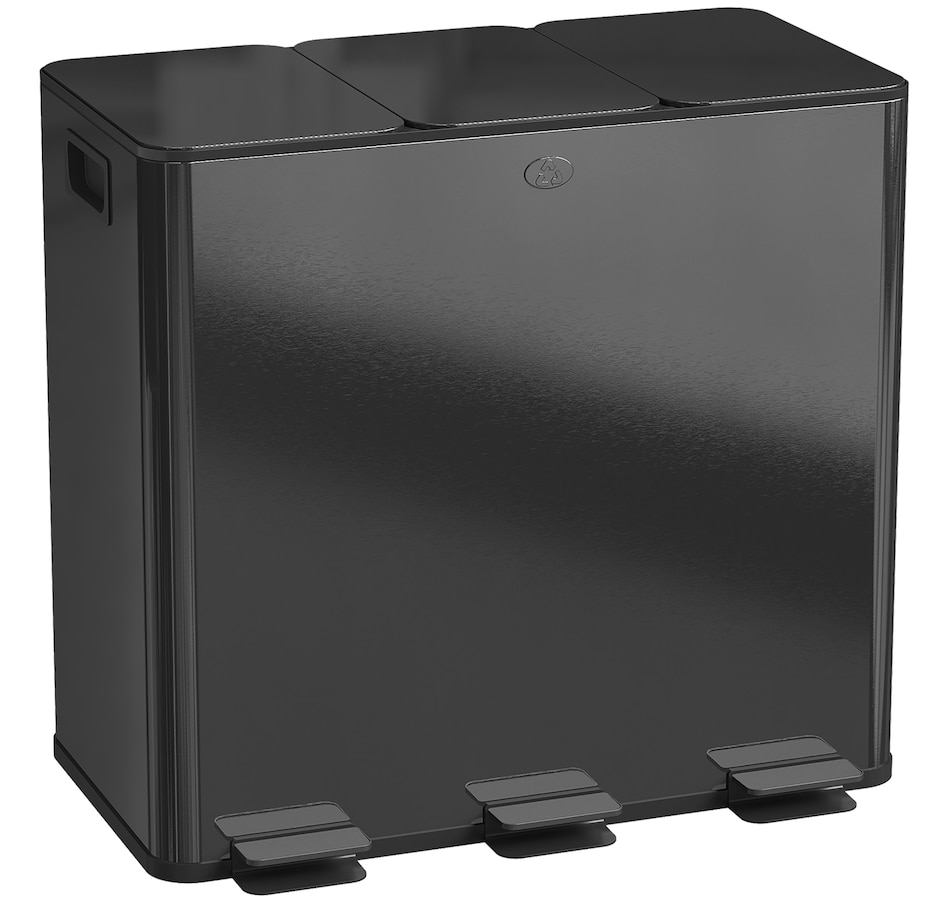 Image 934637_ST01.jpg, Product 934-637 / Price $103.99 - $204.99, HOMCOM Trash Can, Garbage Can with Soft Close Lid from HOMCOM on TSC.ca's Kitchen department