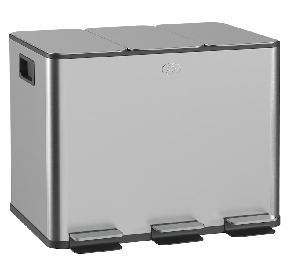 Image 934637_ST02.jpg, Product 934-637 / Price $103.99 - $204.99, HOMCOM Trash Can, Garbage Can with Soft Close Lid from HOMCOM on TSC.ca's Kitchen department