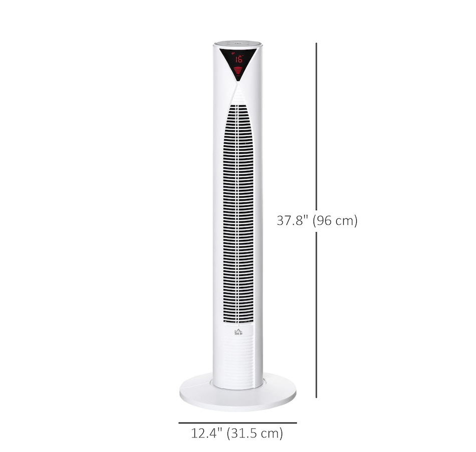 Image 934639_ALTMORE10.jpg, Product 934-639 / Price $99.99, HOMCOM Tower Fan Cooling Bedroom w/ Oscillating, Remote Controller from HOMCOM on TSC.ca's Home & Garden department