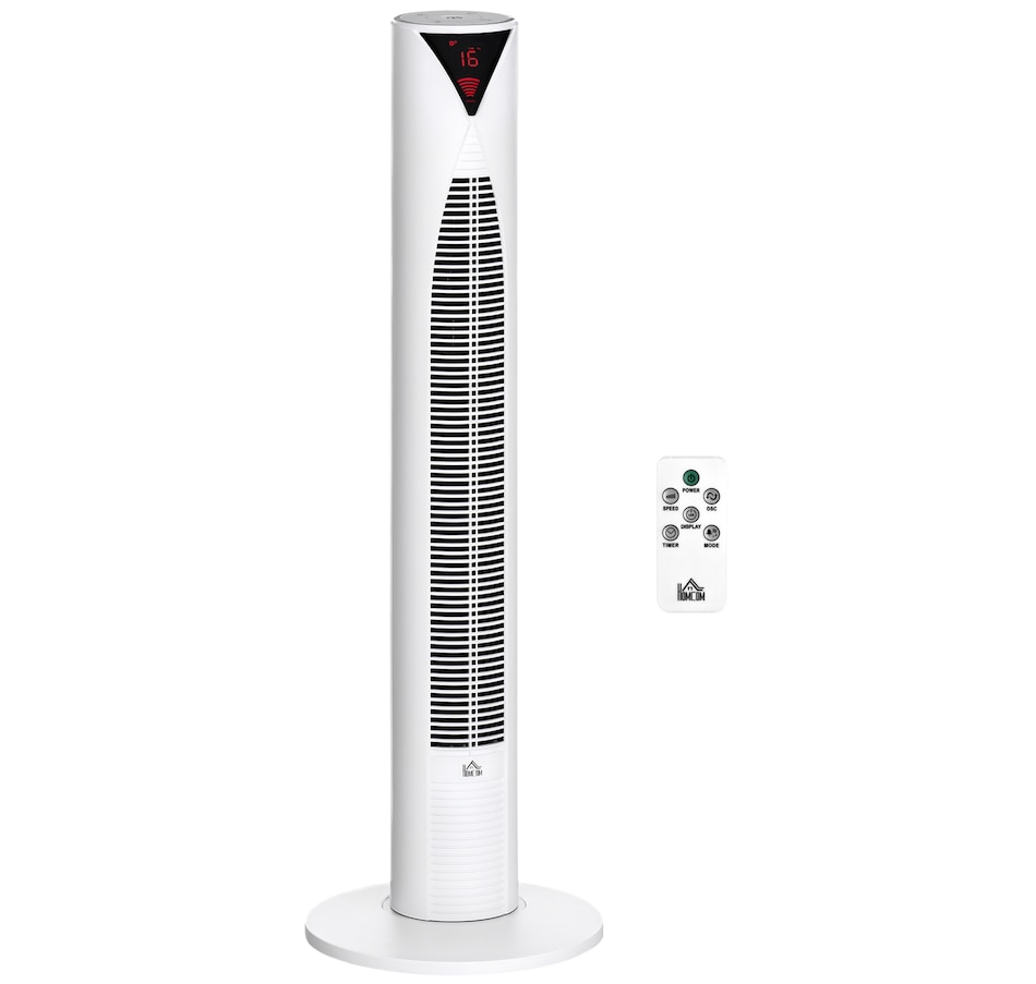 Image 934639_ST02.jpg, Product 934-639 / Price $99.99, HOMCOM Tower Fan Cooling Bedroom w/ Oscillating, Remote Controller from HOMCOM on TSC.ca's Home & Garden department