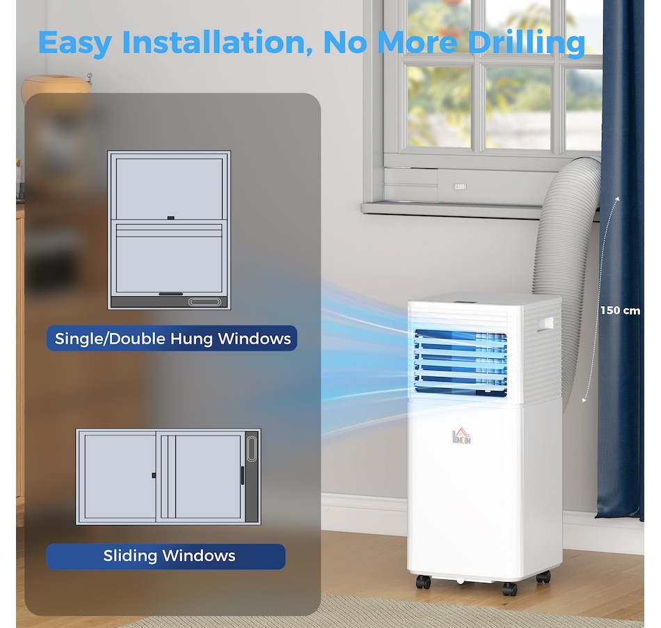 Image 934643_ALTMORE15.jpg, Product 934-643 / Price $359.99, HOMCOM Portable Air Conditioner w/ 4 Modes for Home Office, White from HOMCOM on TSC.ca's Home & Garden department