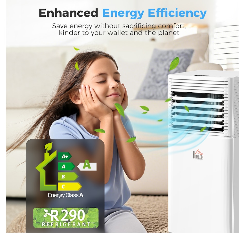 Image 934643_ALTMORE4.jpg, Product 934-643 / Price $359.99, HOMCOM Portable Air Conditioner w/ 4 Modes for Home Office, White from HOMCOM on TSC.ca's Home & Garden department