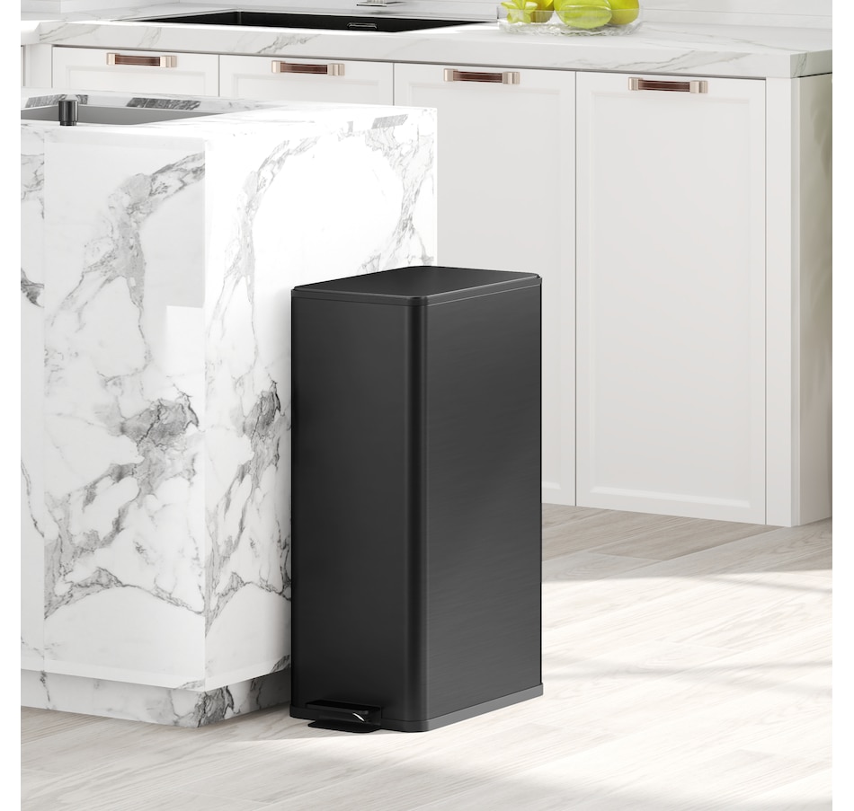 Image 934655_ALTMORE1.jpg, Product 934-655 / Price $87.99 - $94.99, HOMCOM 5.3gal Garbage Bin, Stainless Steel Trash Can with Soft-close Lid from HOMCOM on TSC.ca's Kitchen department