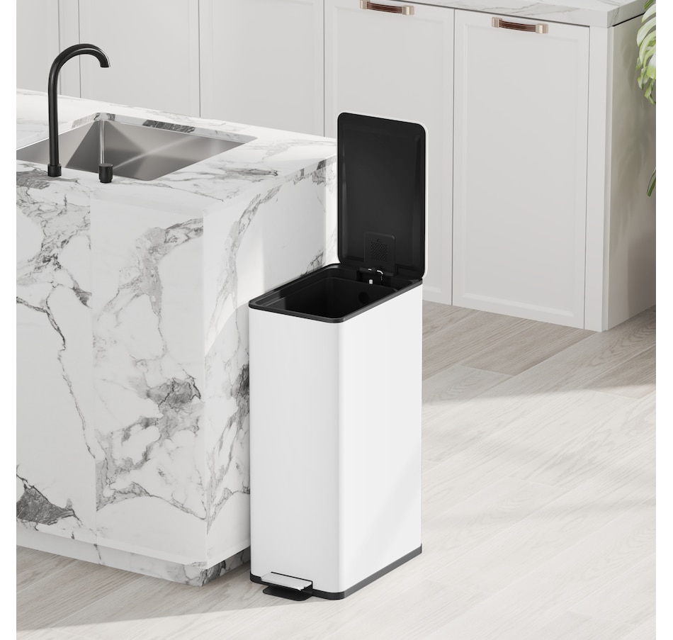 Image 934655_ALTMORE22.jpg, Product 934-655 / Price $87.99 - $94.99, HOMCOM 5.3gal Garbage Bin, Stainless Steel Trash Can with Soft-close Lid from HOMCOM on TSC.ca's Kitchen department