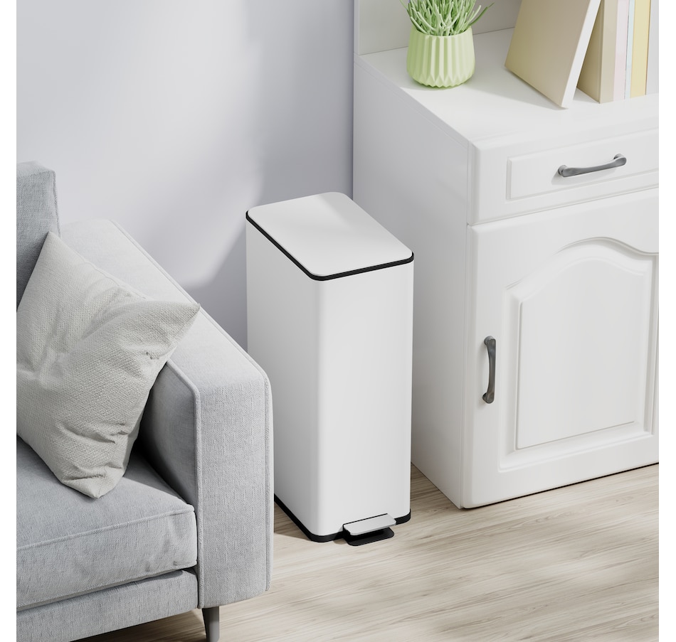 Image 934655_ALTMORE23.jpg, Product 934-655 / Price $87.99 - $94.99, HOMCOM 5.3gal Garbage Bin, Stainless Steel Trash Can with Soft-close Lid from HOMCOM on TSC.ca's Kitchen department
