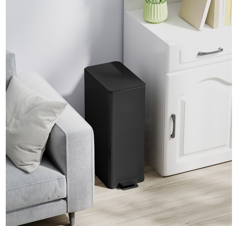 Image 934655_ALTMORE8.jpg, Product 934-655 / Price $87.99 - $94.99, HOMCOM 5.3gal Garbage Bin, Stainless Steel Trash Can with Soft-close Lid from HOMCOM on TSC.ca's Kitchen department
