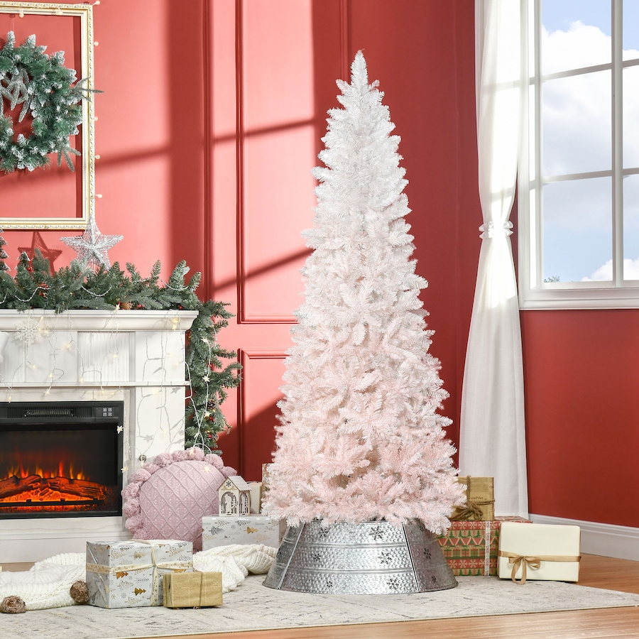 Image 934657_ALTMORE17.jpg, Product 934-657 / Price $64.99 - $86.99, Pencil Artificial Christmas Tree with Pine Realistic Branches, Auto Open from HOMCOM on TSC.ca's Home & Garden department