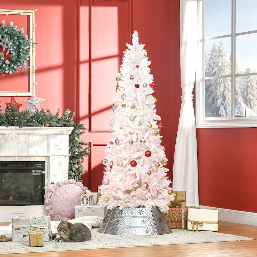 Image 934657_ALTMORE24.jpg, Product 934-657 / Price $64.99 - $86.99, Pencil Artificial Christmas Tree with Pine Realistic Branches, Auto Open from HOMCOM on TSC.ca's Home & Garden department