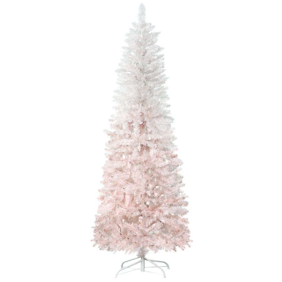 Image 934657_ST01.jpg, Product 934-657 / Price $64.99 - $86.99, Pencil Artificial Christmas Tree with Pine Realistic Branches, Auto Open from HOMCOM on TSC.ca's Home & Garden department
