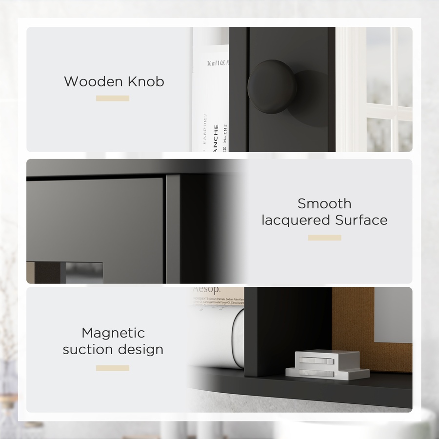 Image 934662_ALTMORE3.jpg, Product 934-662 / Price $82.67 - $84.99, HOMCOM Wall Mounted Mirror Cabinet with Door Shelves Bathroom Powder Room from HOMCOM on TSC.ca's Home & Garden department