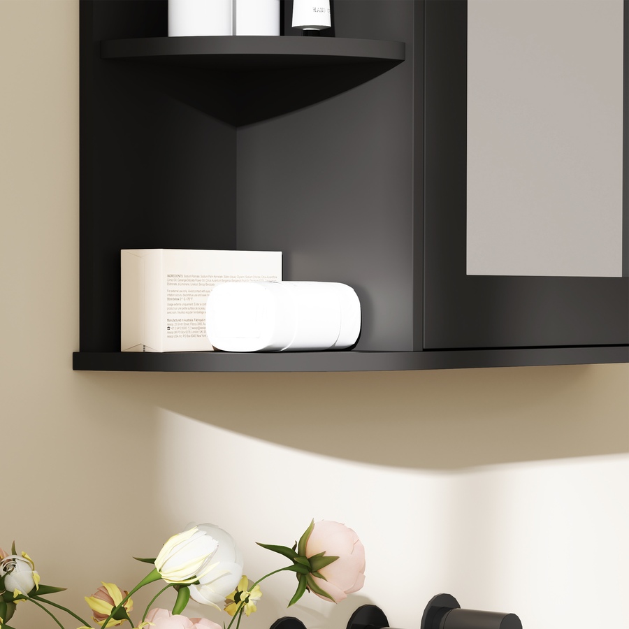 Image 934662_ALTMORE8.jpg, Product 934-662 / Price $82.67 - $84.99, HOMCOM Wall Mounted Mirror Cabinet with Door Shelves Bathroom Powder Room from HOMCOM on TSC.ca's Home & Garden department