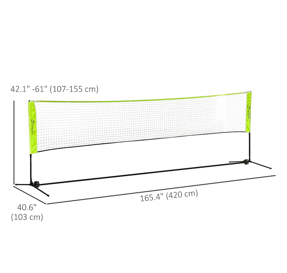 Image 934664_ALTMORE2.jpg, Product 934-664 / Price $52.99, Soozier 14ft Badminton Net, for Volleyball, Tennis, Badminton, Pickleball from Soozier on TSC.ca's Health & Fitness department