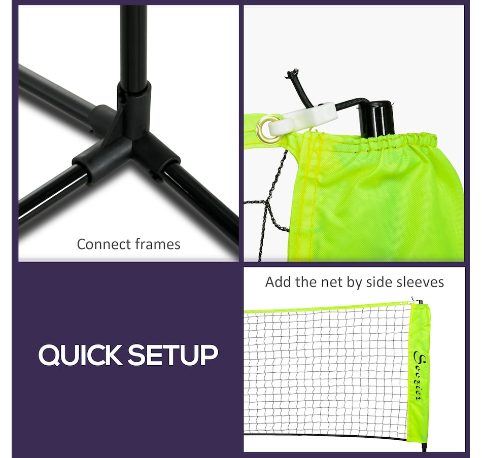 Image 934664_ALTMORE5.jpg, Product 934-664 / Price $52.99, Soozier 14ft Badminton Net, for Volleyball, Tennis, Badminton, Pickleball from Soozier on TSC.ca's Health & Fitness department