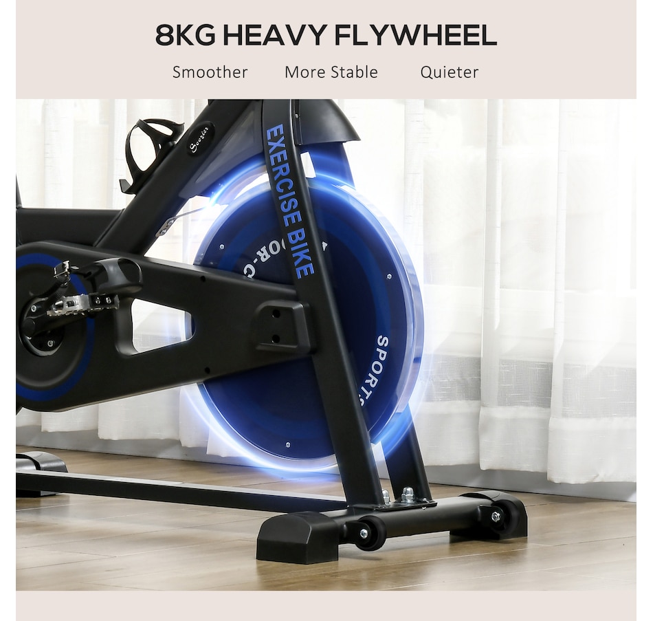 Image 934667_ALTMORE12.jpg, Product 934-667 / Price $189.99, Soozier Adjustable Upright Stationary Exercise Bike w/ LCD Display, Black from Soozier on TSC.ca's Health & Fitness department