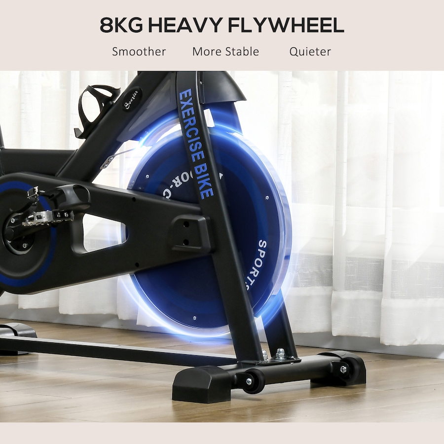 Image 934667_ALTMORE12.jpg, Product 934-667 / Price $209.99, Soozier Adjustable Upright Stationary Exercise Bike w/ LCD Display, Black from Soozier on TSC.ca's Health & Fitness department