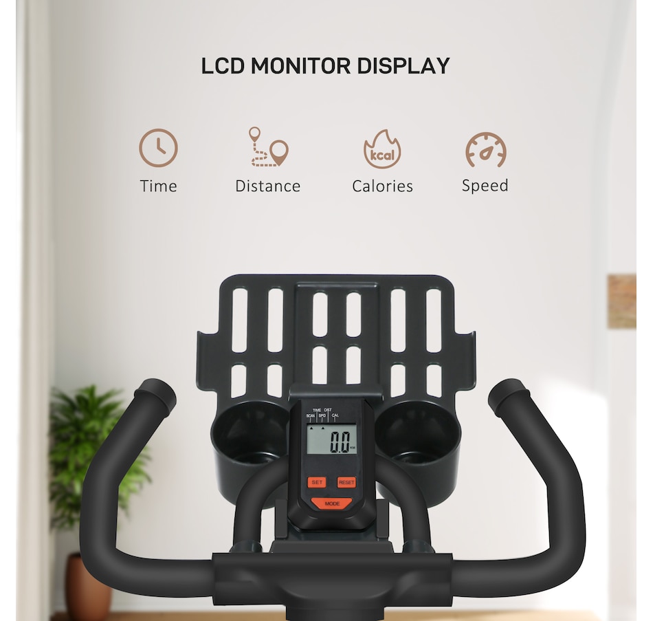 Image 934667_ALTMORE3.jpg, Product 934-667 / Price $189.99, Soozier Adjustable Upright Stationary Exercise Bike w/ LCD Display, Black from Soozier on TSC.ca's Health & Fitness department