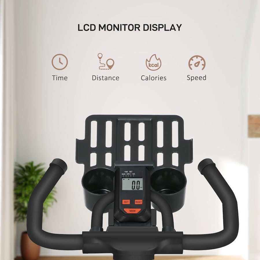 Image 934667_ALTMORE3.jpg, Product 934-667 / Price $209.99, Soozier Adjustable Upright Stationary Exercise Bike w/ LCD Display, Black from Soozier on TSC.ca's Health & Fitness department