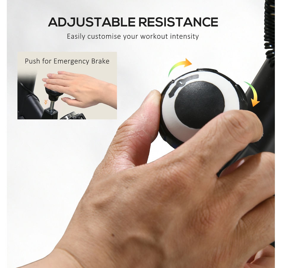 Image 934667_ALTMORE5.jpg, Product 934-667 / Price $189.99, Soozier Adjustable Upright Stationary Exercise Bike w/ LCD Display, Black from Soozier on TSC.ca's Health & Fitness department