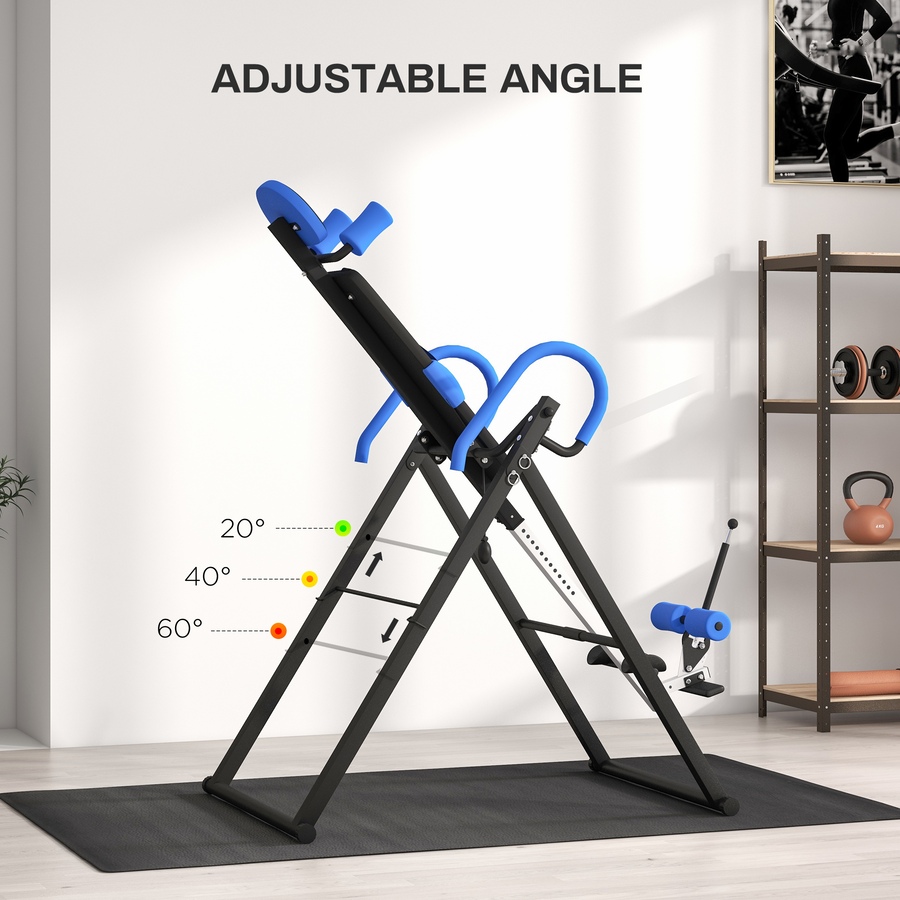 Image 934671_ALTMORE5.jpg, Product 934-671 / Price $169.99, Soozier Folding Inversion Table with Safety Belt, 20°/40°/60° Adjustable from Soozier on TSC.ca's Health & Fitness department