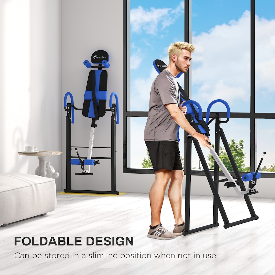 Image 934671_ALTMORE6.jpg, Product 934-671 / Price $169.99, Soozier Folding Inversion Table with Safety Belt, 20°/40°/60° Adjustable from Soozier on TSC.ca's Health & Fitness department