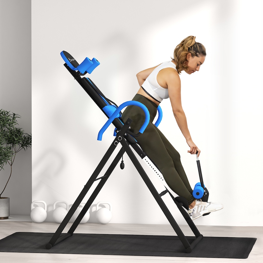 Image 934671_ALTMORE7.jpg, Product 934-671 / Price $169.99, Soozier Folding Inversion Table with Safety Belt, 20°/40°/60° Adjustable from Soozier on TSC.ca's Health & Fitness department