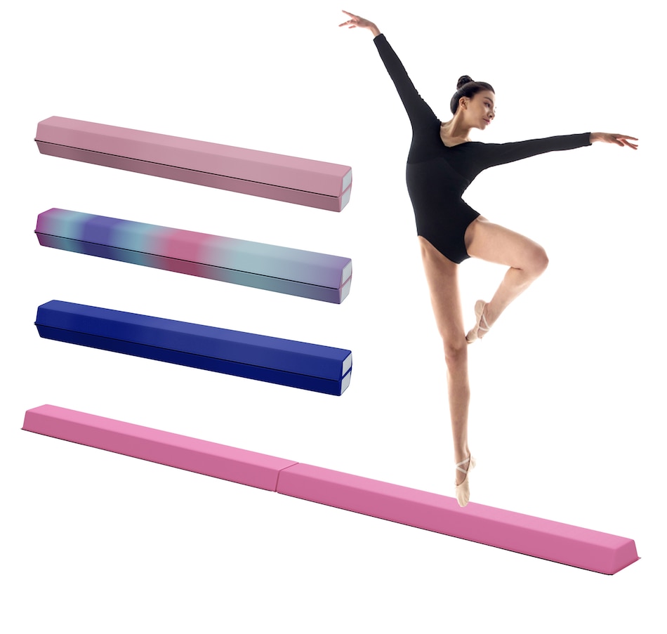 Image 934673.jpg, Product 934-673 / Price $50.99, Soozier 7.7ft Folding Gymnastics Balance Beam with Non-Slip Bottom, Red from Soozier on TSC.ca's Health & Fitness department