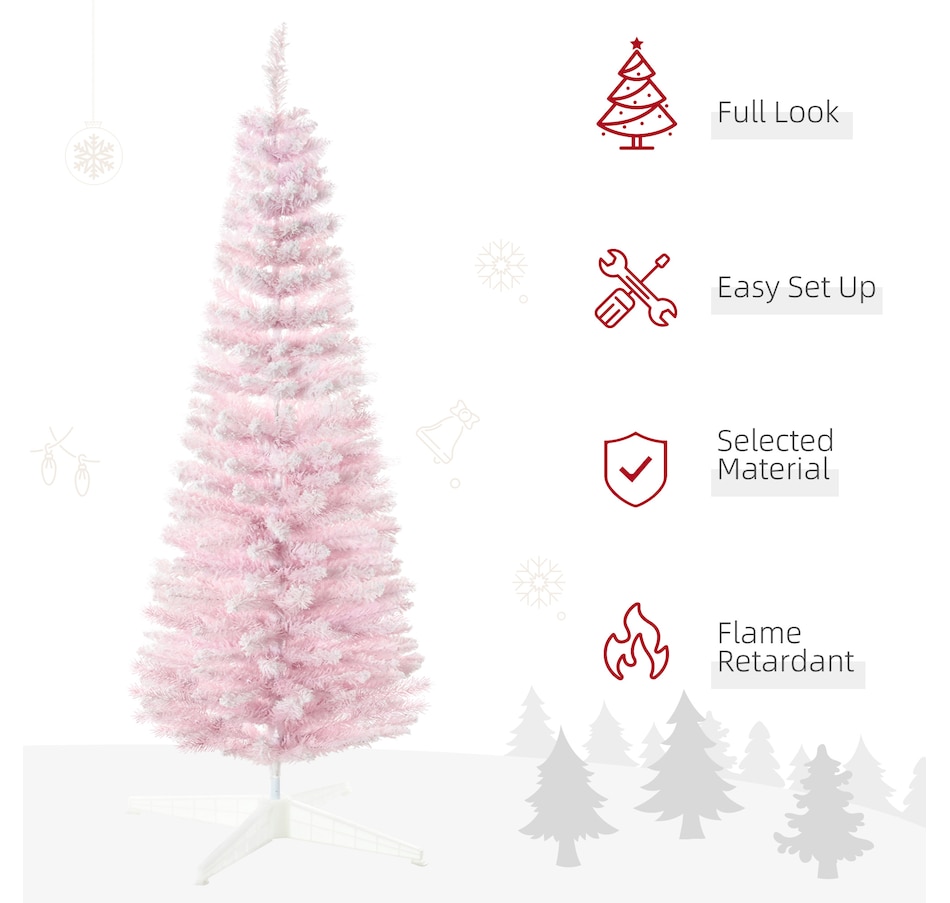Image 934680_ALTMORE11.jpg, Product 934-680 / Price $69.99, HOMCOM Artificial Snow Flocked Christmas Tree Holiday Home Decoration from HOMCOM on TSC.ca's Home & Garden department