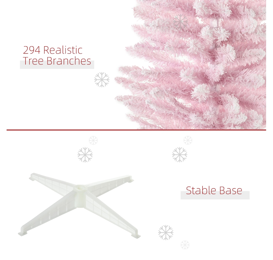 Image 934680_ALTMORE14.jpg, Product 934-680 / Price $69.99, HOMCOM Artificial Snow Flocked Christmas Tree Holiday Home Decoration from HOMCOM on TSC.ca's Home & Garden department