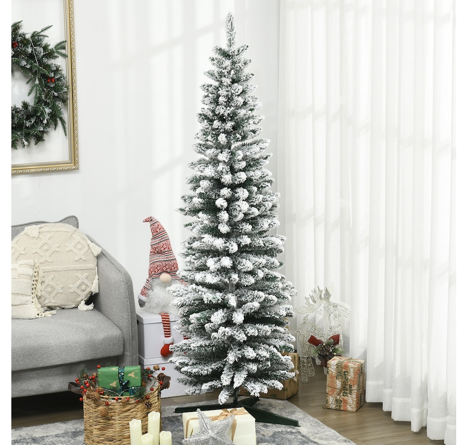 Image 934680_ALTMORE22.jpg, Product 934-680 / Price $69.99, HOMCOM Artificial Snow Flocked Christmas Tree Holiday Home Decoration from HOMCOM on TSC.ca's Home & Garden department